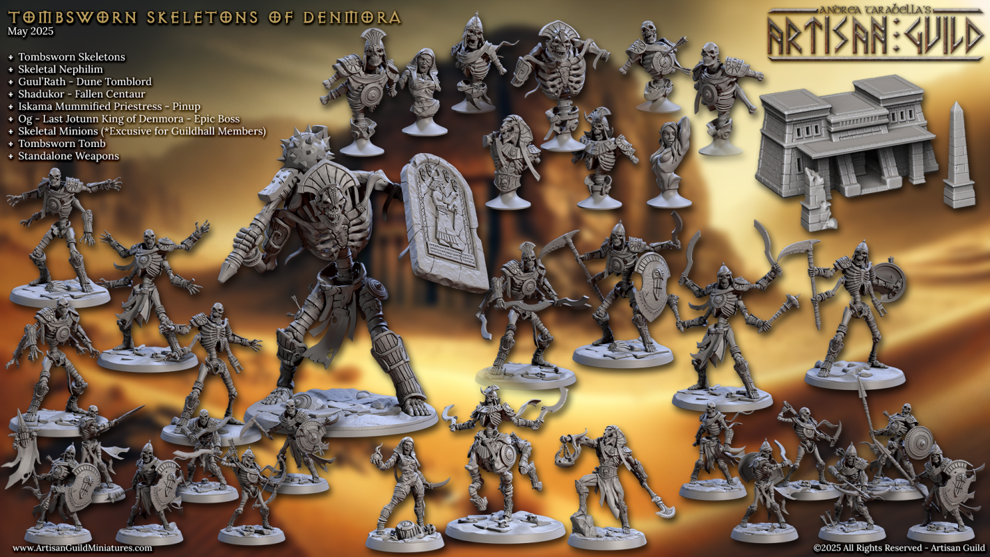 2025/05 - Tombsworn Skeletons of Denmora