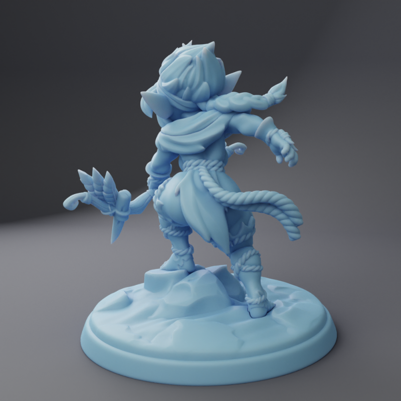 miniature Stick - Goblin Ranger by Twin Goddess Miniatures
