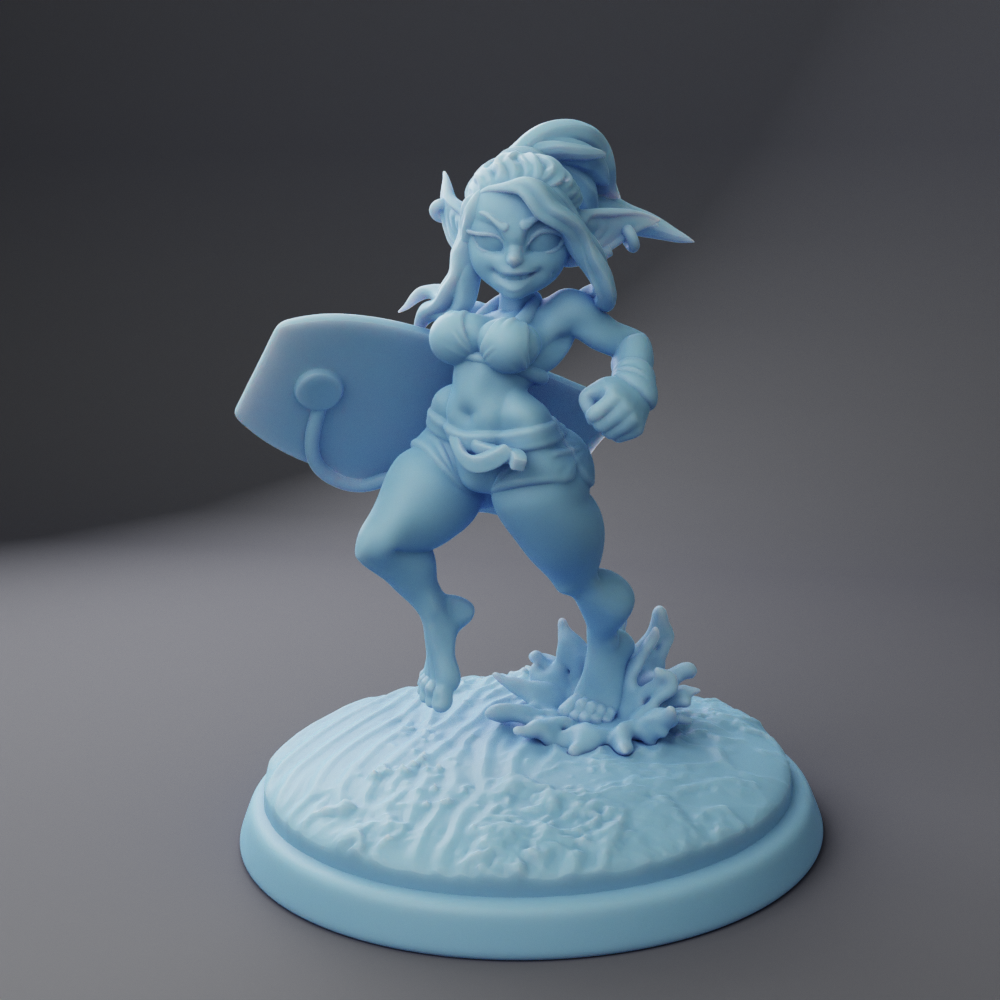 miniature Jane - Goblin Beachgoer by Twin Goddess