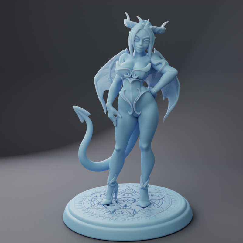Miniature Lvl 1 Stacy by Twin Goddess Miniatures