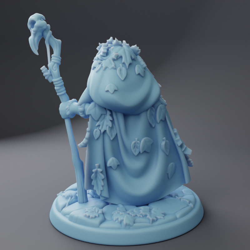 miniature Leaf - Goblin Druid by Twin Goddess Miniatures