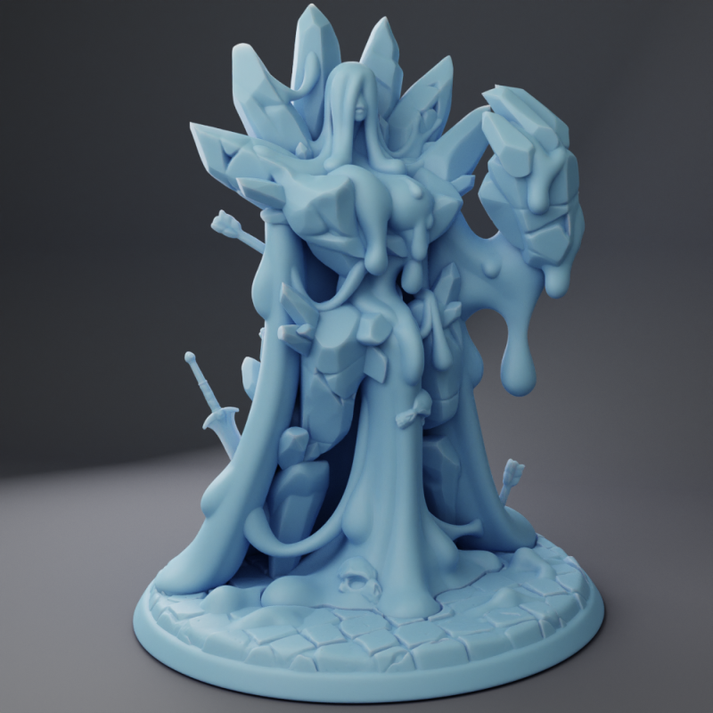 Miniature Lvl 99 Slime by Twin Goddess Miniatures