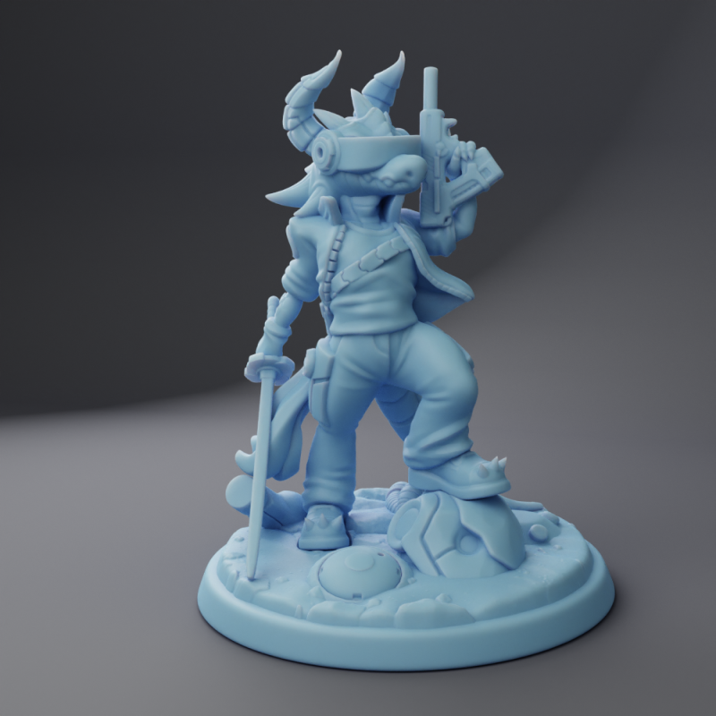 miniature Cyber Kobold by Twin Goddess