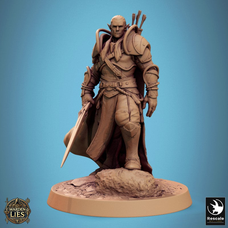 Moon Elf Sentinel - Stand General