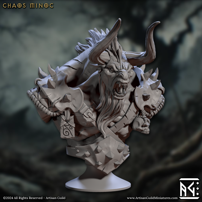 Chaos Minoc - Bust