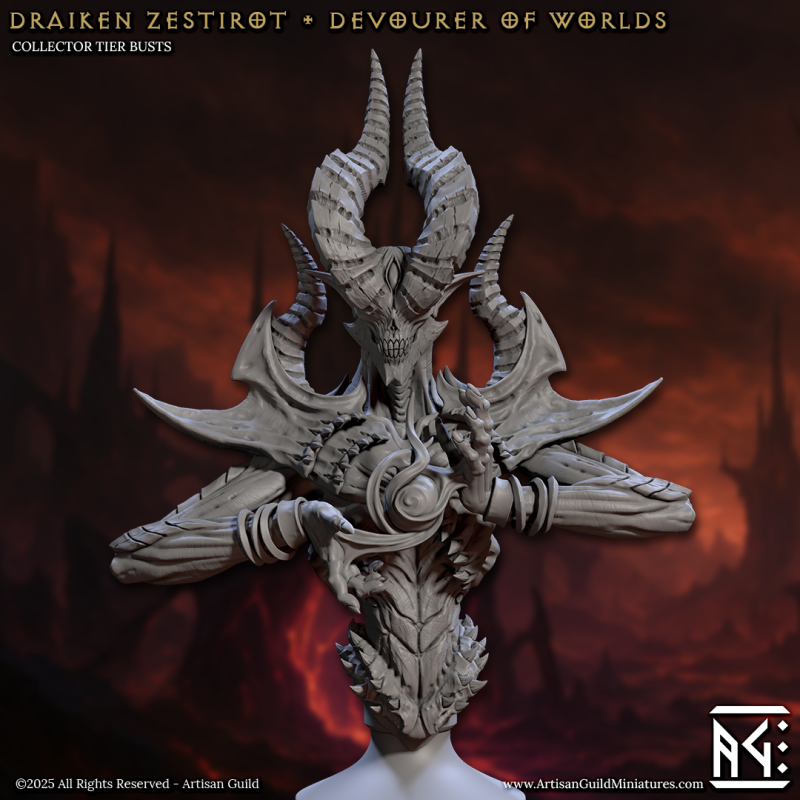 Draiken Zestirot - Devourer of Worlds - Bust