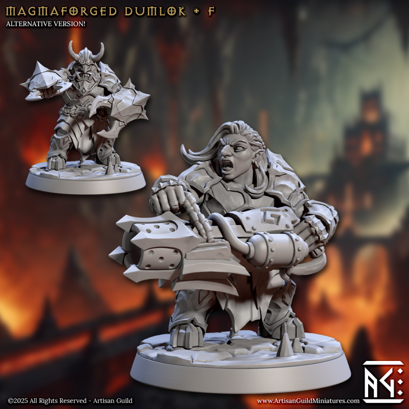 Magmaforged Dumlok - F