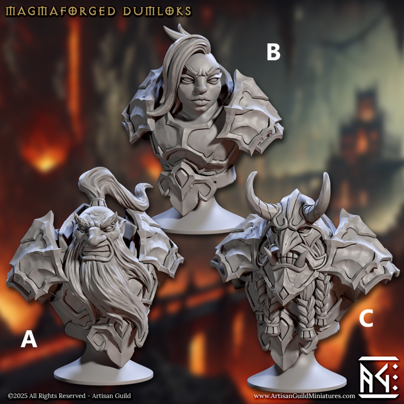 Magmaforged Dumlok - Bust