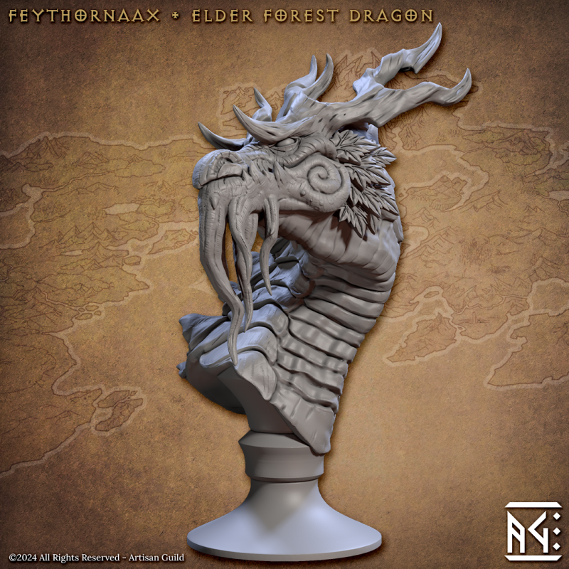 Forest Dragon - Bust