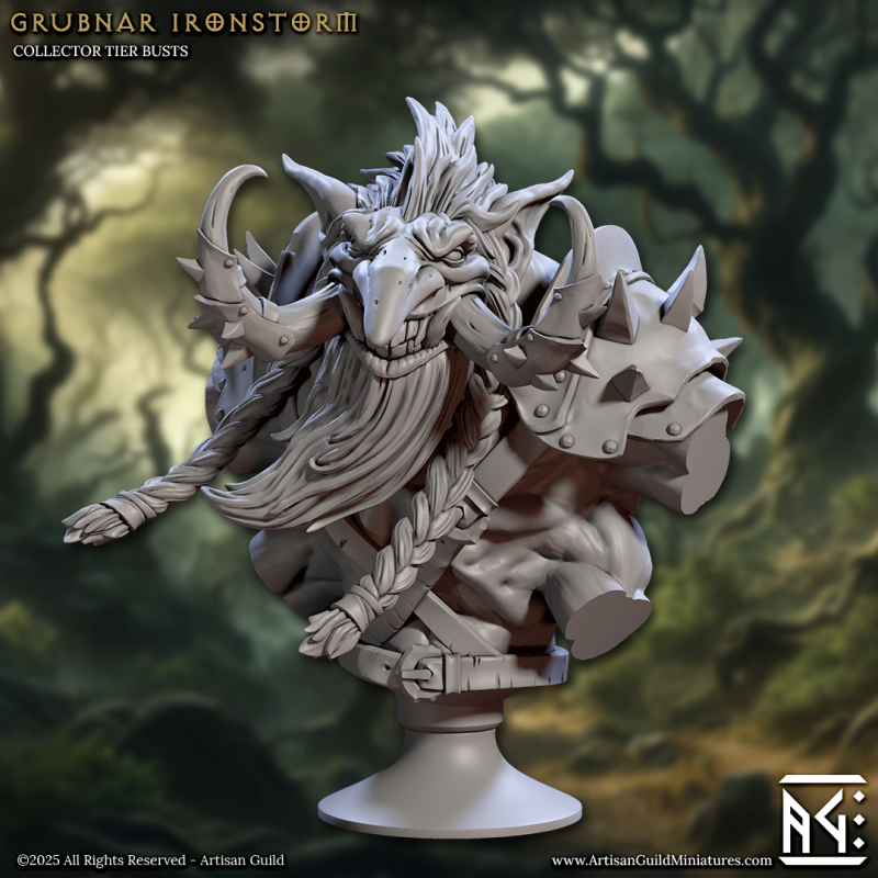 Grubnar Ironstorm - Bust