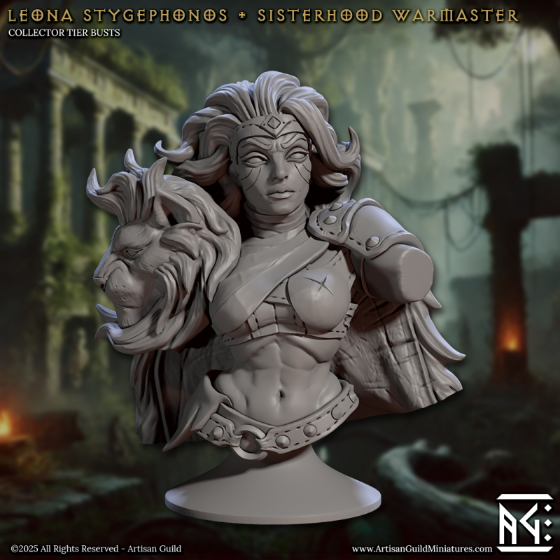 Leona Stygeponos - Warmaster - Bust