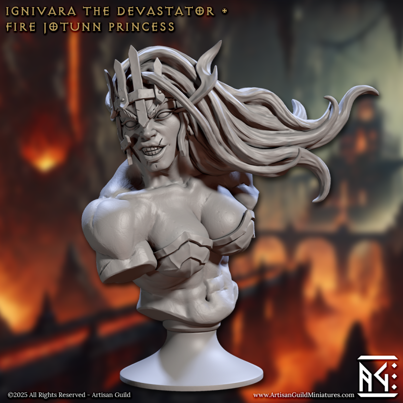 Ignivara the Devastator - Bust