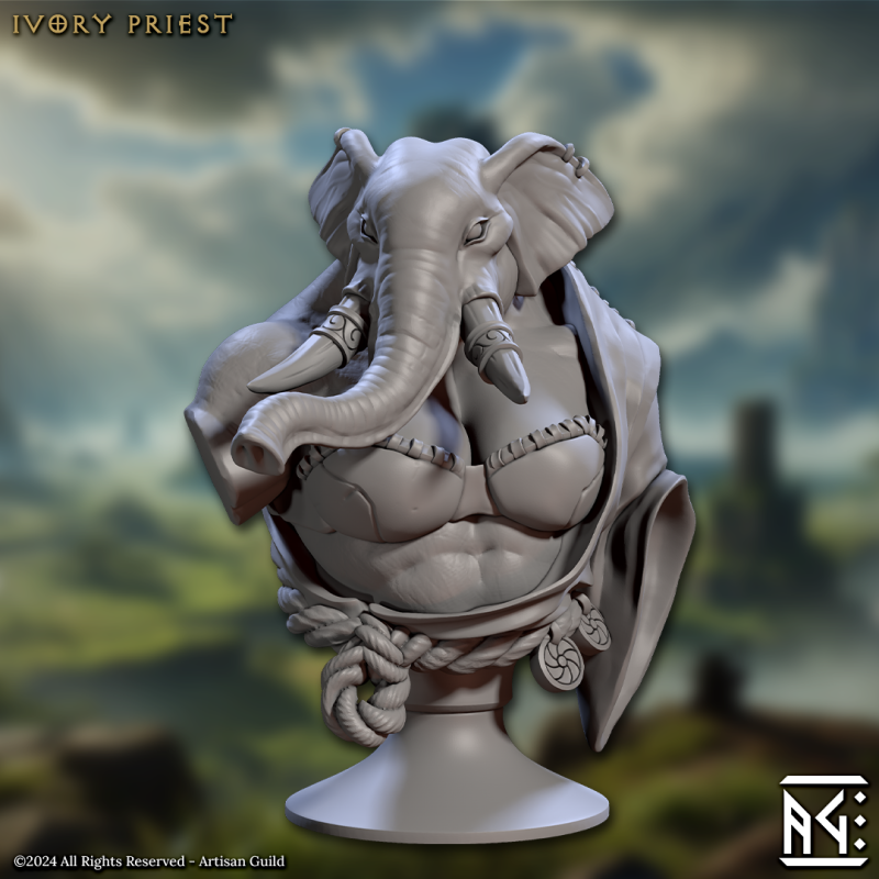 Ivory Priest - Bust