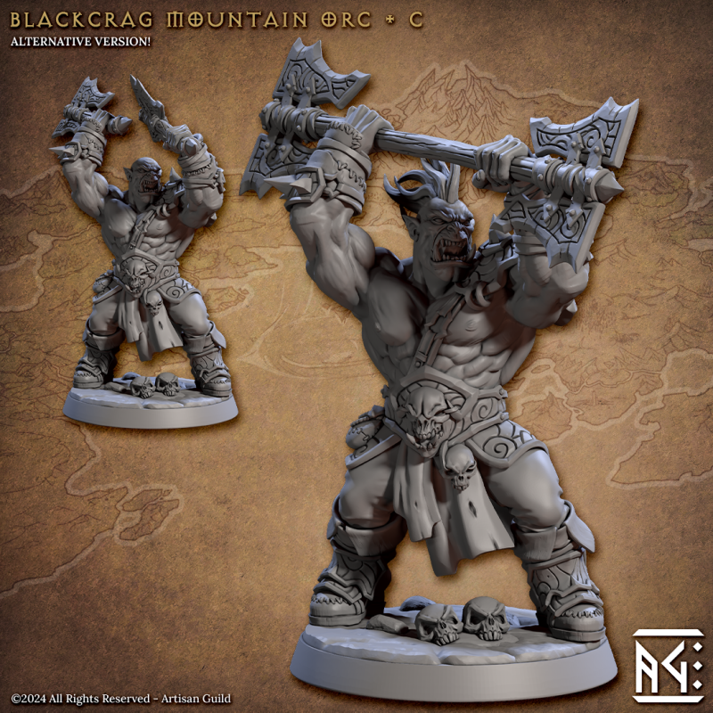 Blackcrag Mountain Orc - C