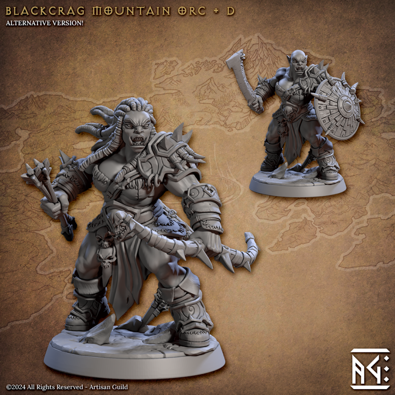 Blackcrag Mountain Orc - D
