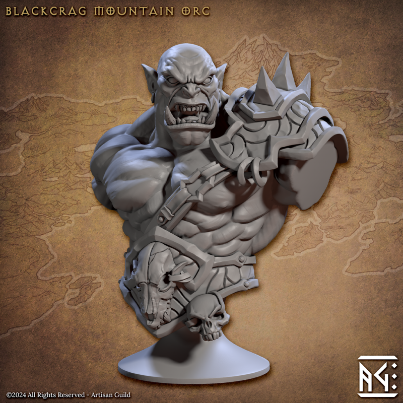 Blackcrag Mountain Orc - Bust A