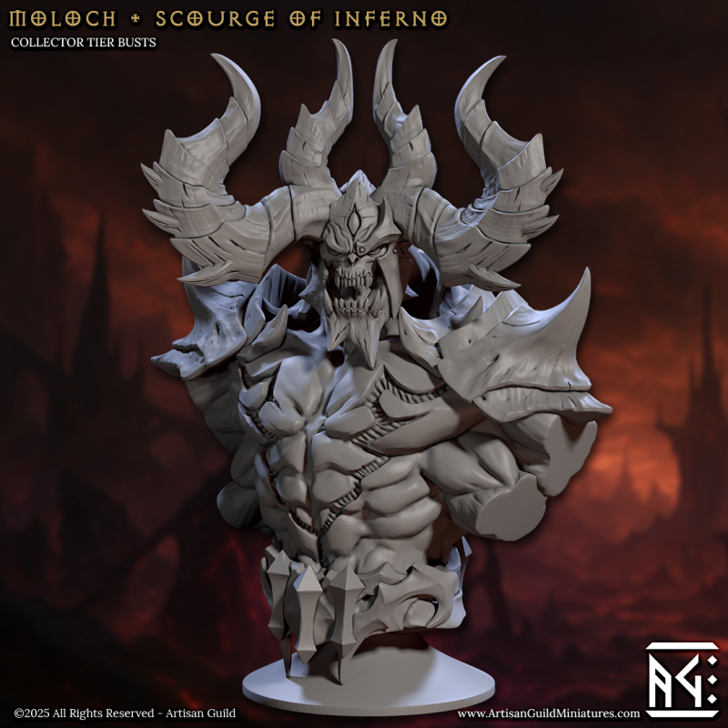 Moloch - Scourge of Inferno - Bust