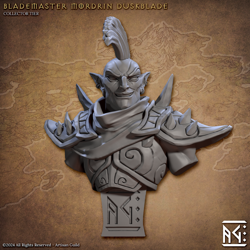Blademaster Mordin Duskblade - Bust