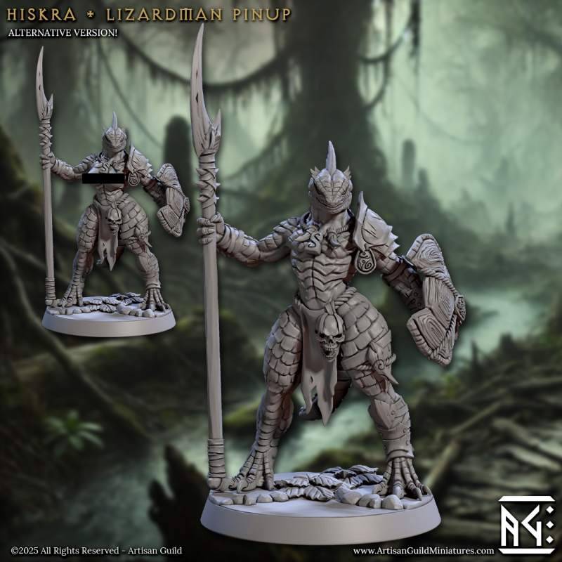 Hiskra - Lizardman Pinup