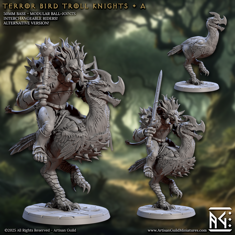 Terror Bird Troll Knight - A