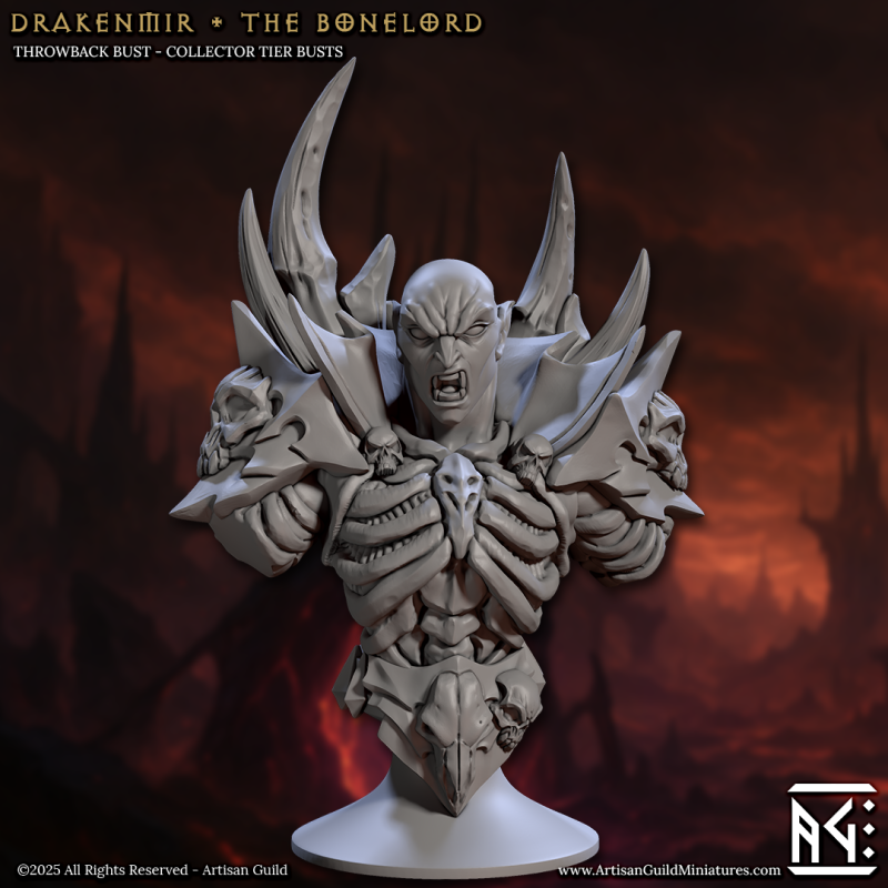 Drakenmir the Bonelord - Bust