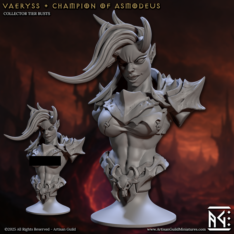 Vaeryss - Champion of Asmodeus - Bust
