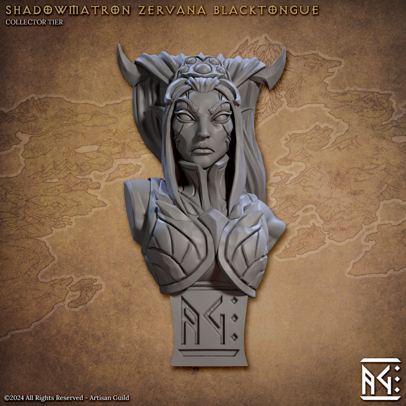 Shadowmatron Zervana Blacktongue - Bust