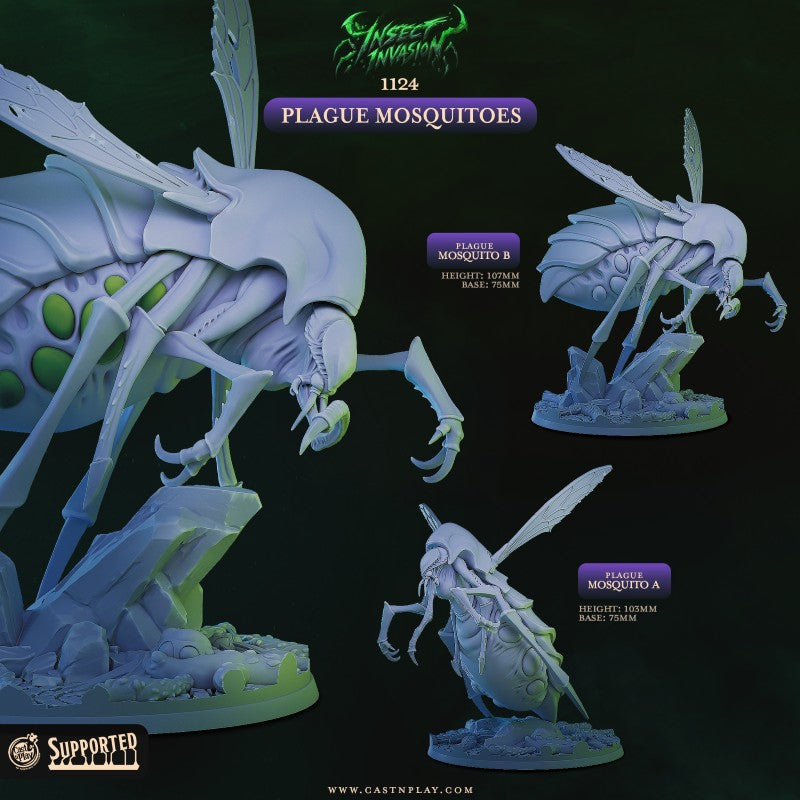 Plaque Mosquitoes