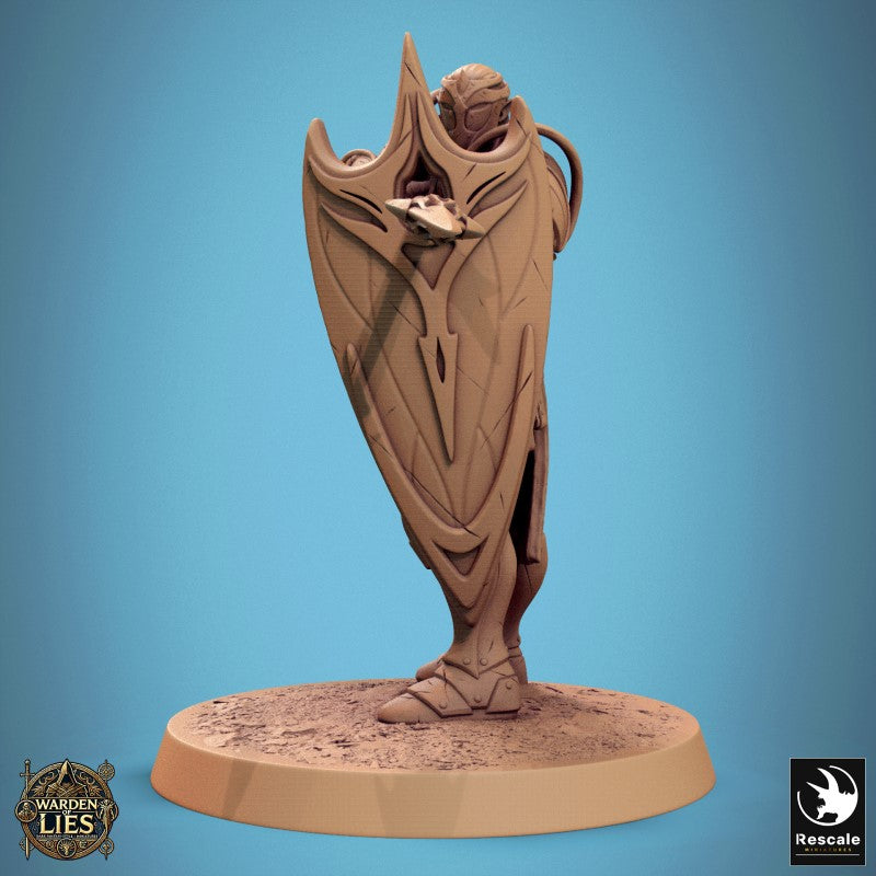 Moon Elf Sentinel - Hold Line Spear Shield B