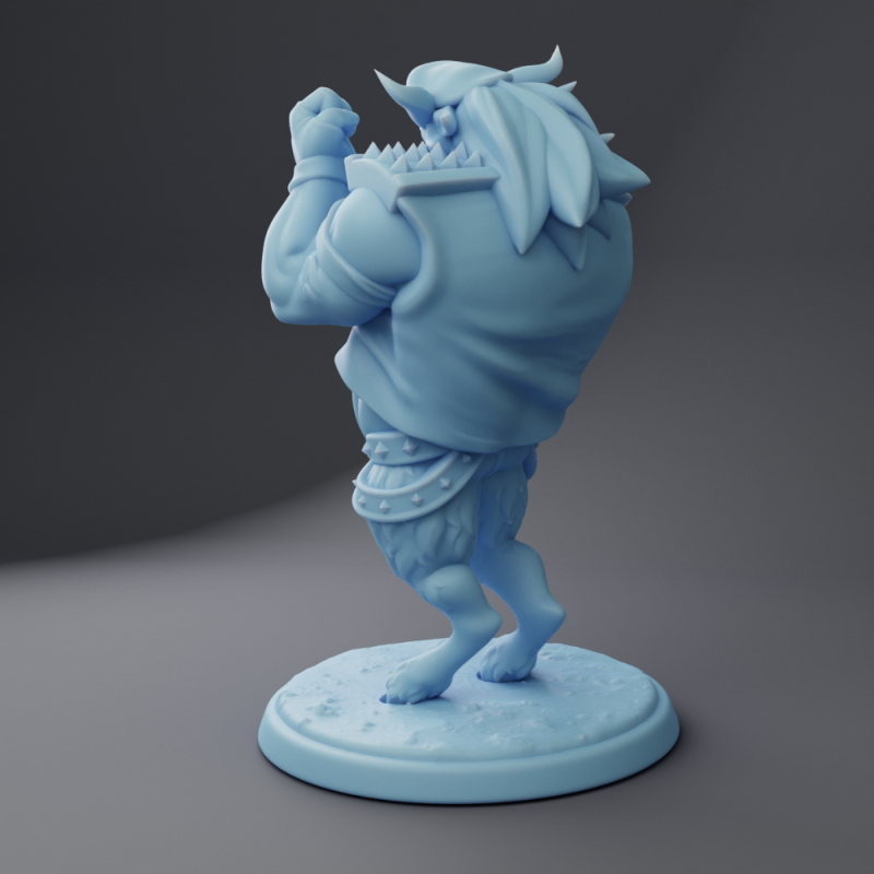 miniature Satyr Cowboy Biker by Twin Goddess