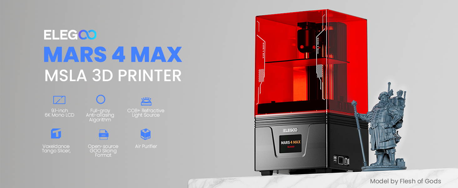 Elegoo Mars 4 Max 6K resin printer