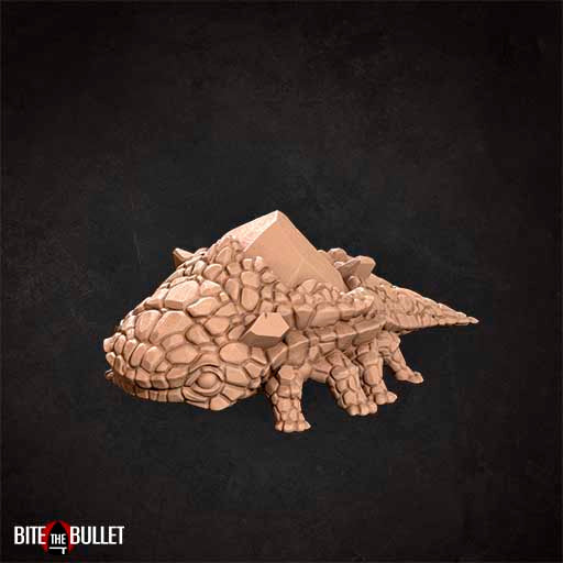 Miniature Crystal Lizard & Scarab by Bite the Bullet
