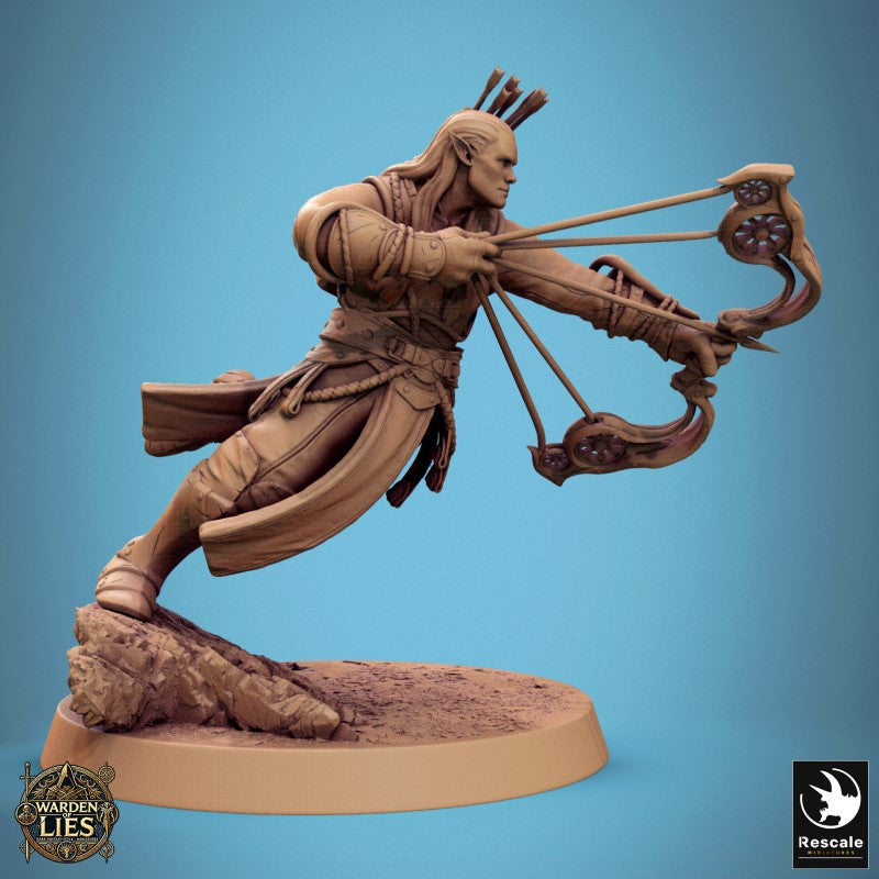 Moon Elf Sentinel - Jump Shoot Bow