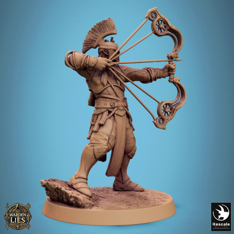 Moon Elf Sentinel - Jump Straight Bow B