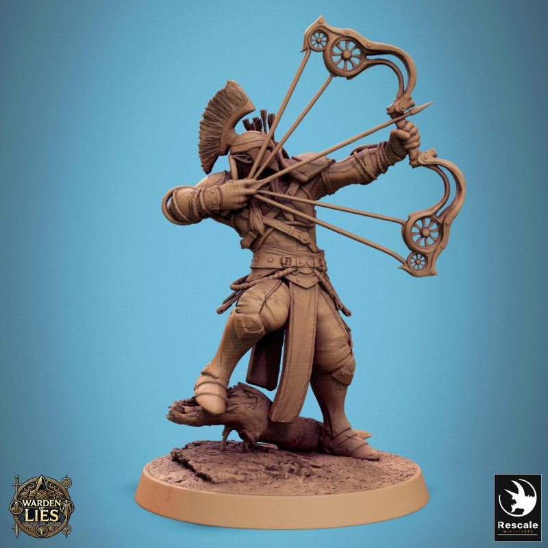 Moon Elf Sentinel - Shoot Up Bow