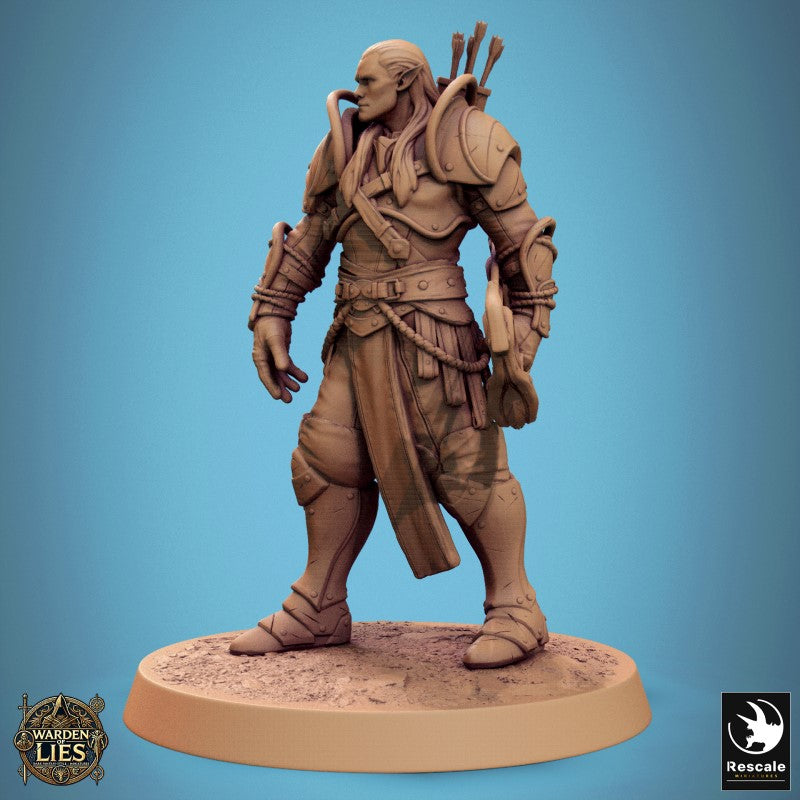 Moon Elf Sentinel - Stand Bow