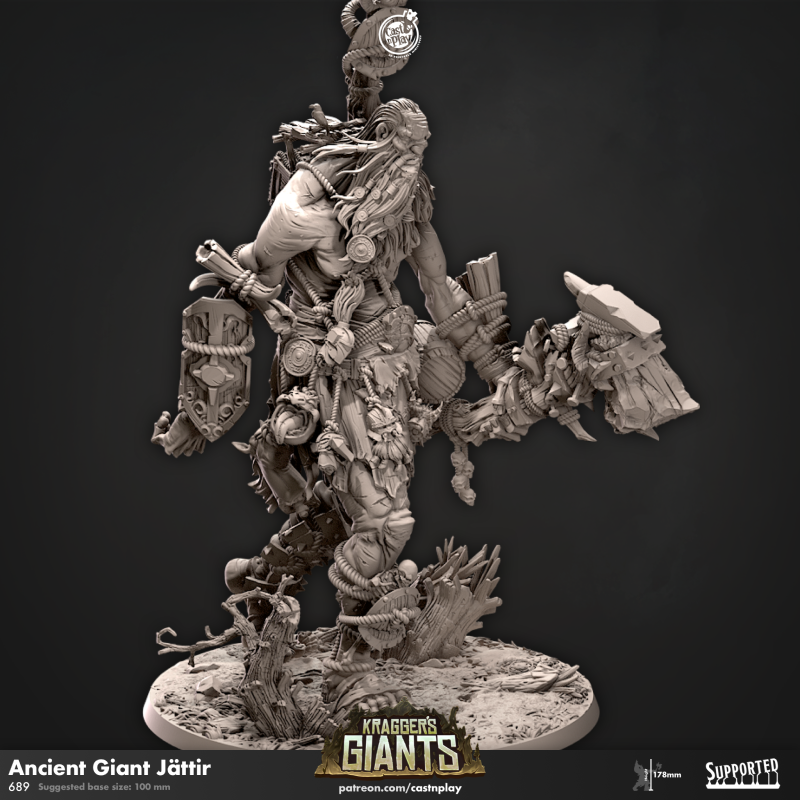 Miniature Ancient Giant Jattir by Cast n Play