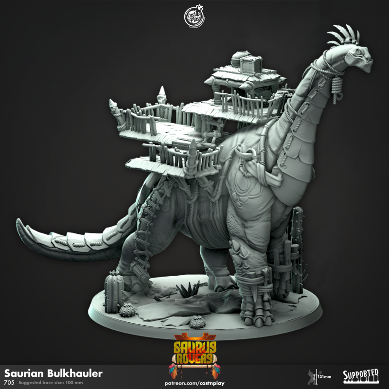 miniature Saurian Bulkhauler by Cast n Play