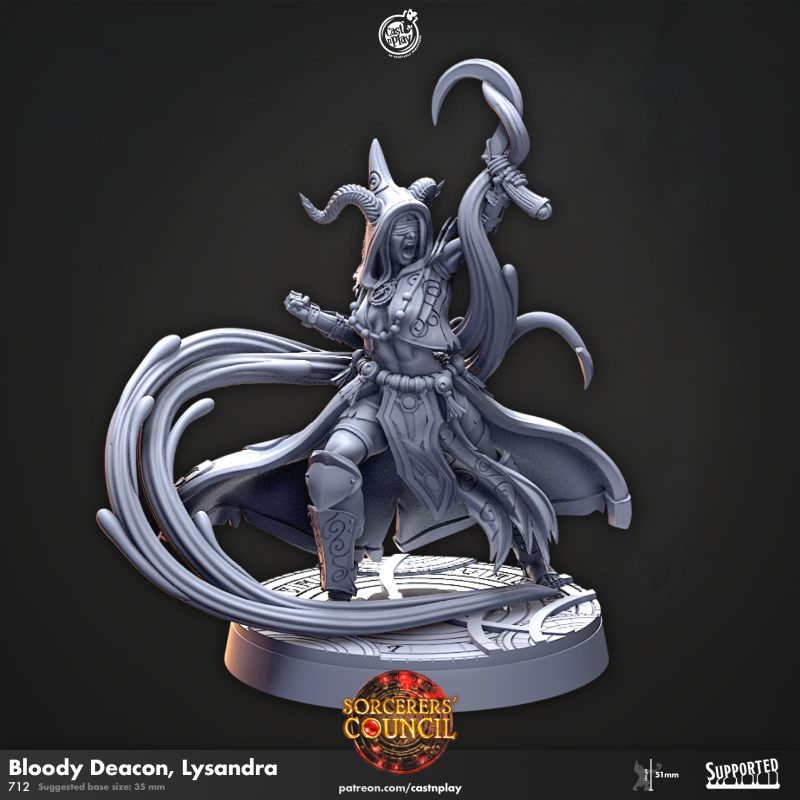 miniature Bloody Deacon - Lysandra by Cast n Play
