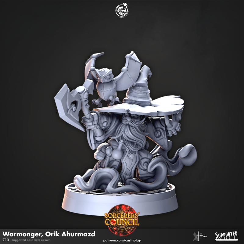miniature Warmonger - Orik Ahurmazd by Cast n Play