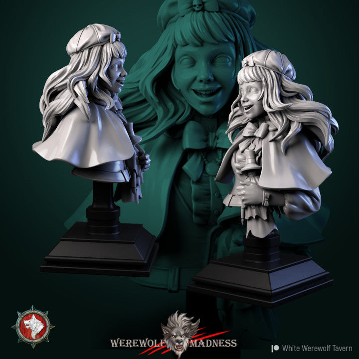 miniature Angelica Bust by White Werewolf Tavern.