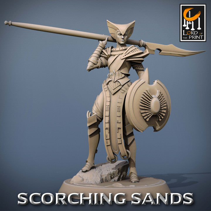 Miniature Egyptian Soldier Lance by Lord of the Print