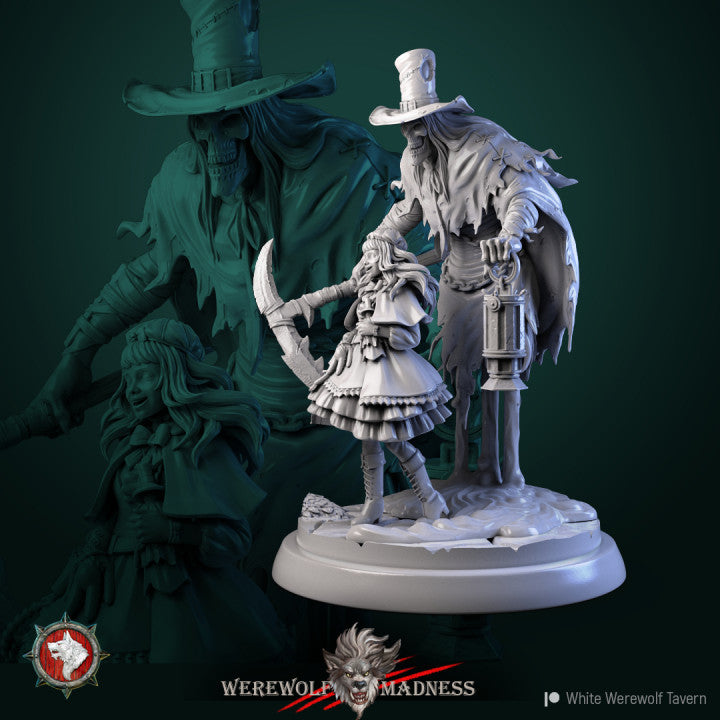 miniature Angelica & Ghost by White Werewolf Tavern
