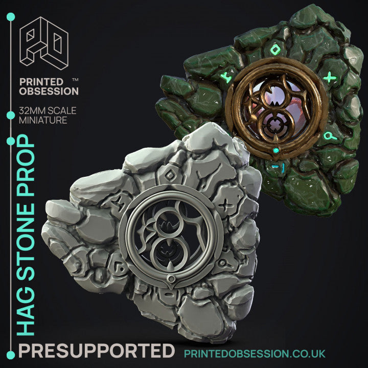 Miniature Hag Stone by Printed Obsession