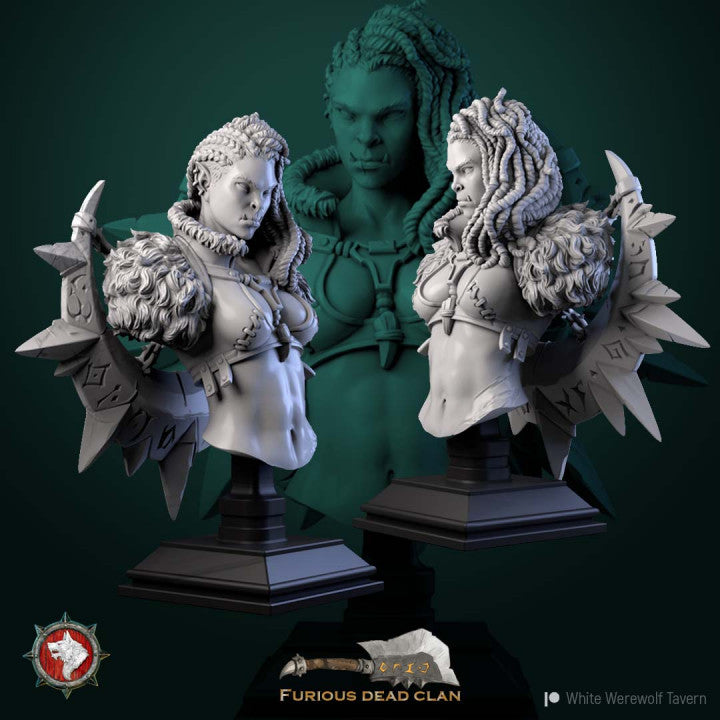 miniature Gashnakh Bust by White Werewolf Tavern