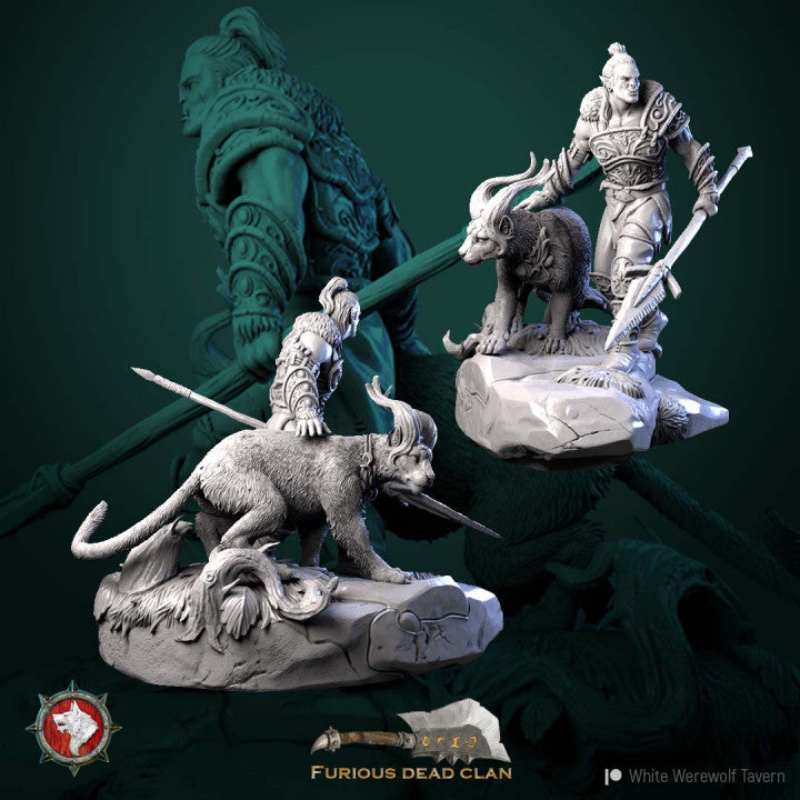 miniature Larsael the Lightning by White Werewolf Tavern