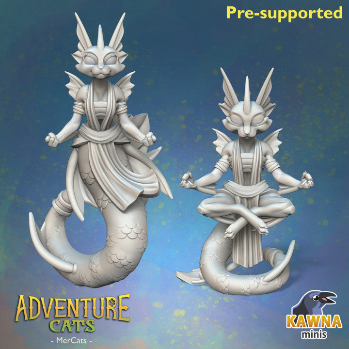 miniature Mercat Monk Female by The Kawna