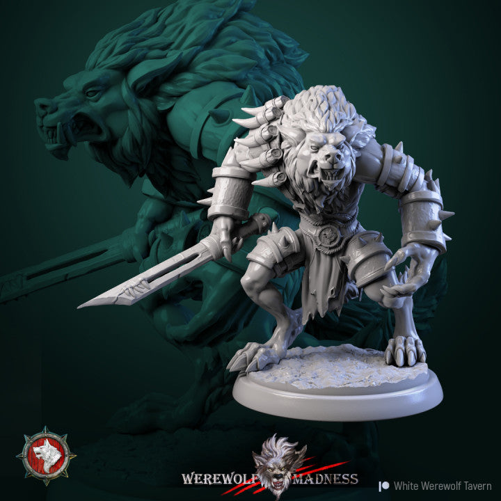 miniature Werewolf by White Werewolf Tavern