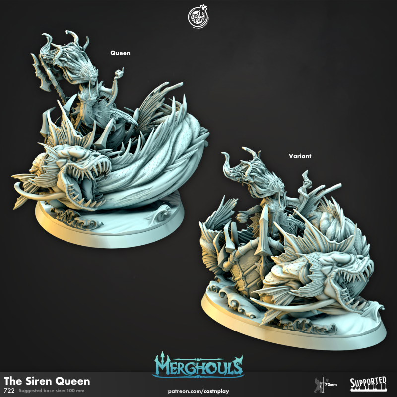 miniature Siren Queen by Cast n Play