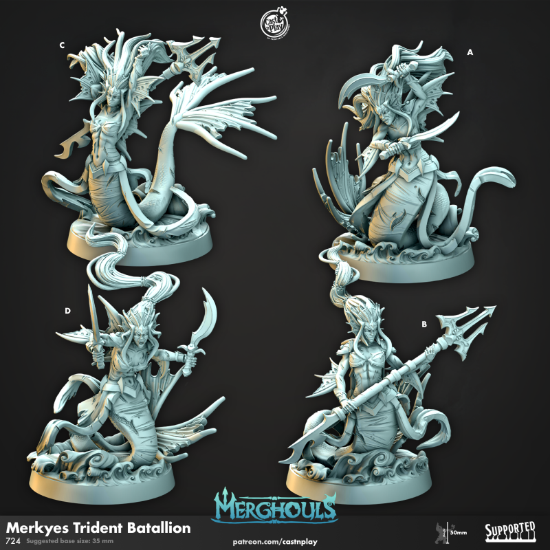 Merkyes Trident Batallion by Cast n Play